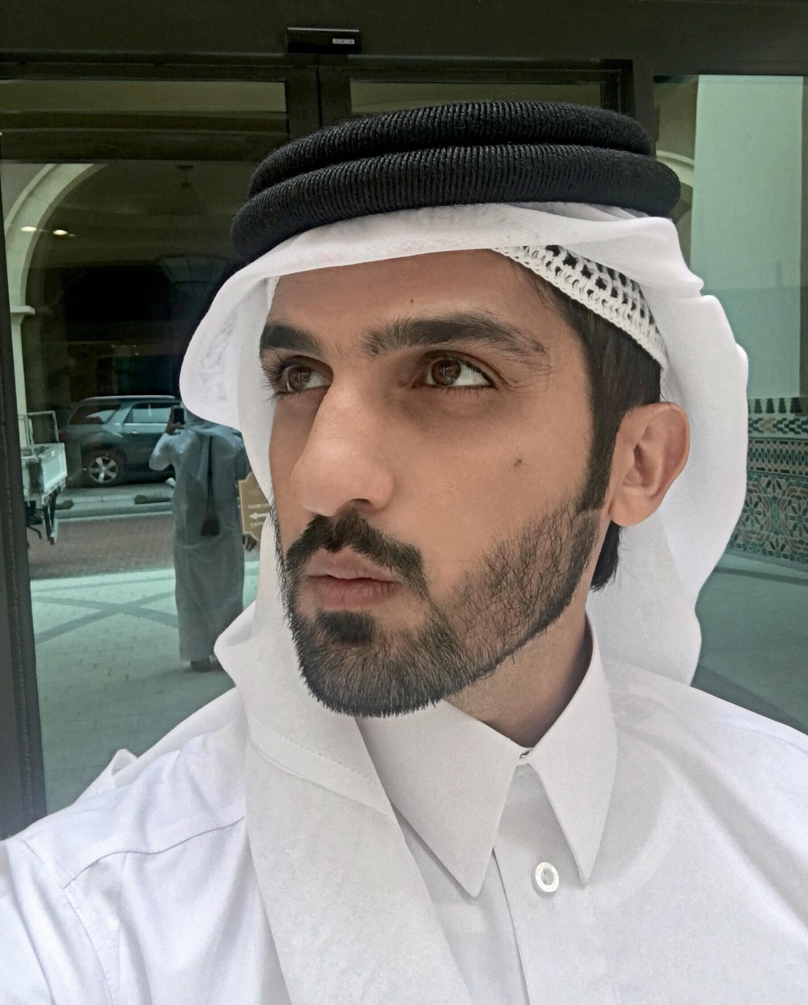 Arab man. Ashiq khan. Businessman from Dubai. Saudi business. Qatari man. Handsome Arab man. Face.