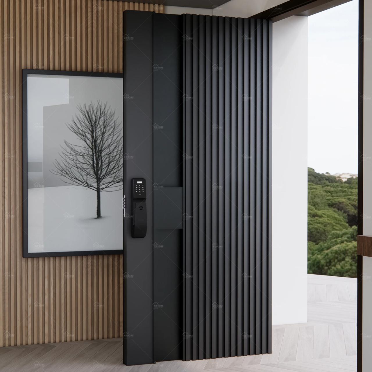 أبواب ألمنيوم فخمة مع عزل صوتي ممتاز