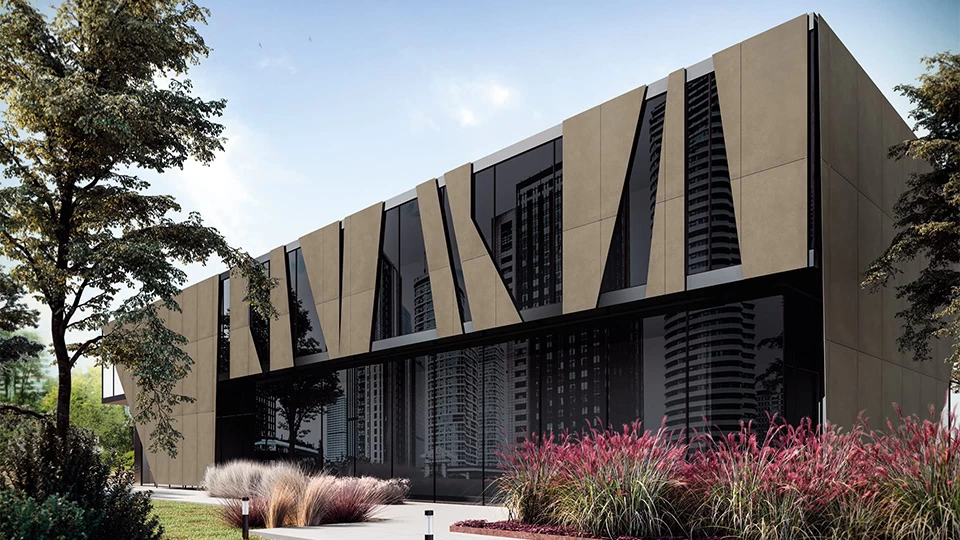 واجهات ألمنيوم كلادينج احترافية