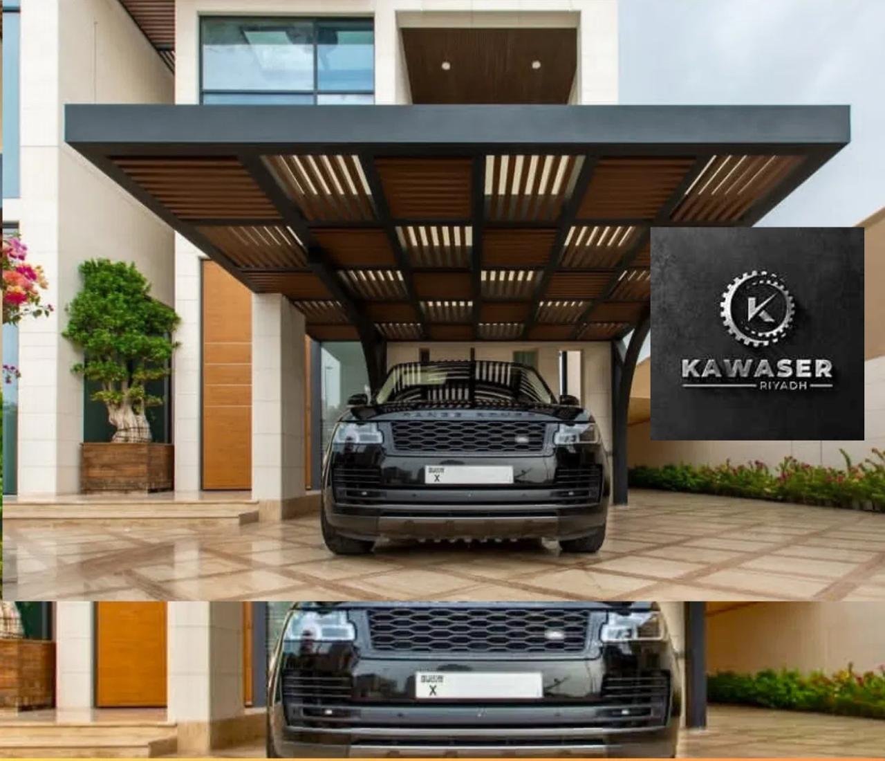 مظلات حديد للمواقف