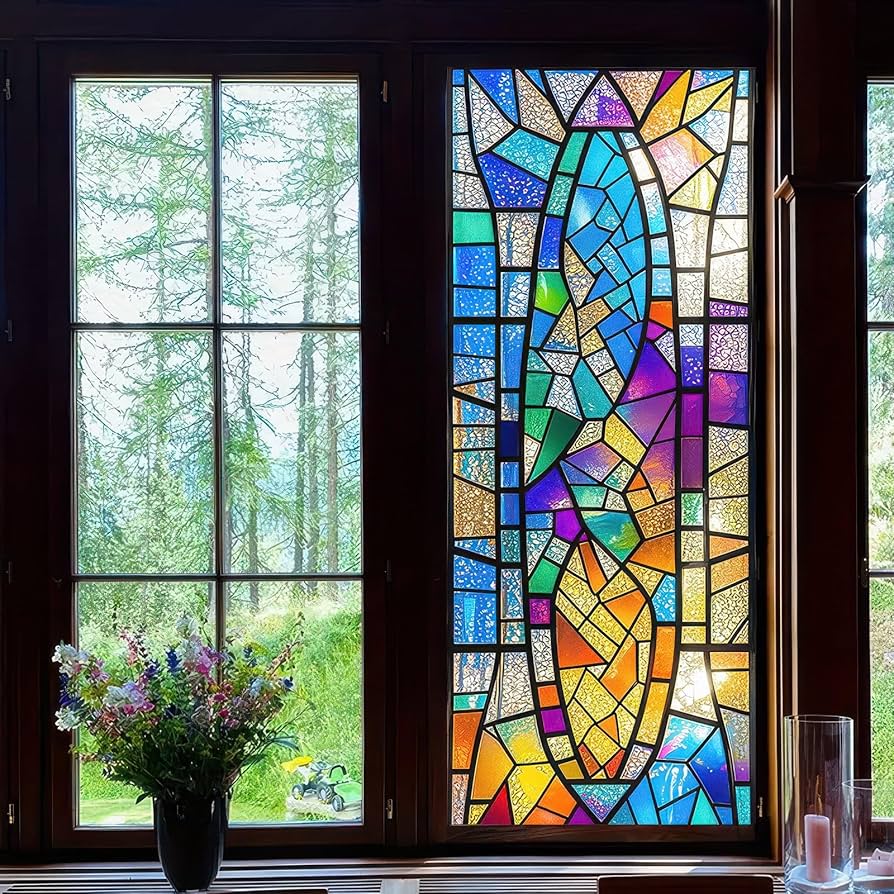 تركيب زجاج معشق ديكوري